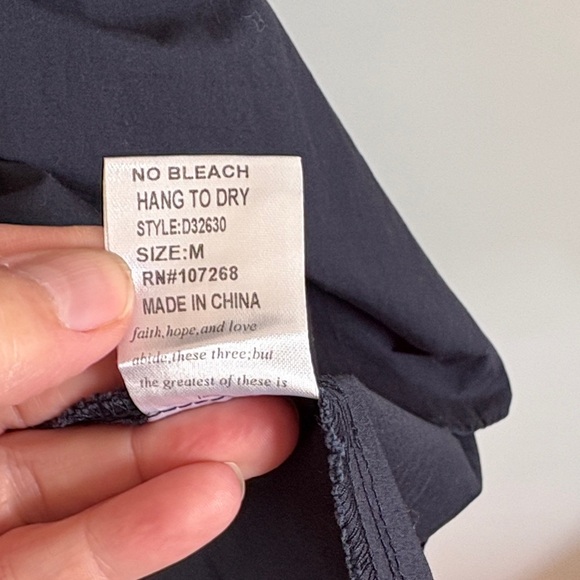 Gracia Navy Long Sleeve Midi Dress with Belt - Picture 8 of 13